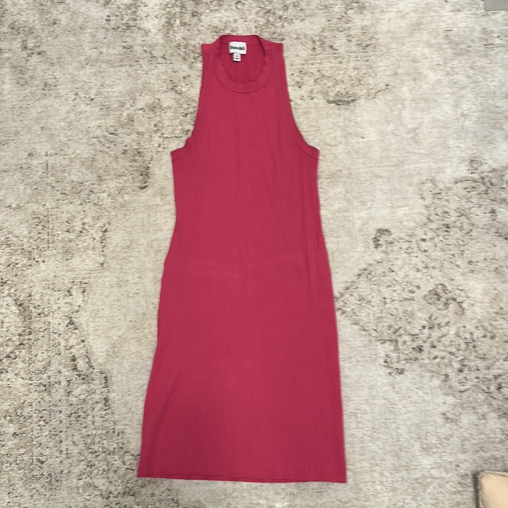 Aritzia Sunday Best Jodie Dress Size M in soft fuchsia